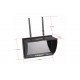 FPV display 7" Readytosky 800x480 DVR Diversity 5.8 GHz without blue screen with battery