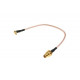 Antenna cable QJ RG316 20 cm angled (MMCX - SMA F)