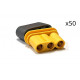 50 pcs - AMASS MR30 Female connector