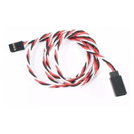 22AWG Extension Cable for Futaba Servos Twisted (90cm)