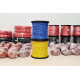 Silicone wire QJ 26 AWG (yellow), 1 meter