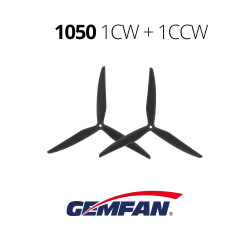 Propellers GemFan 1050-3 glass fiber nylon 2pcs 1CW+1CCW (black)