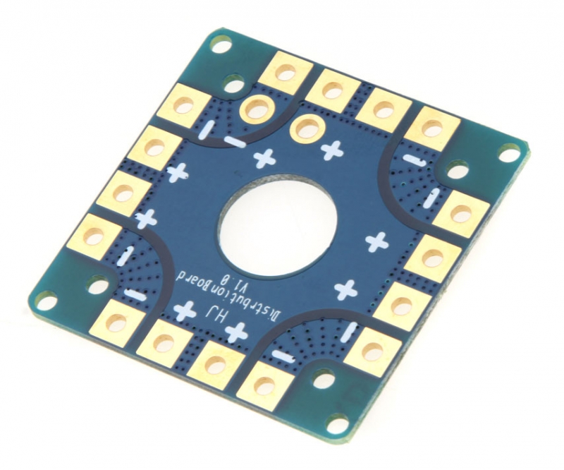 Power distribution board for speed controllers (ESC)