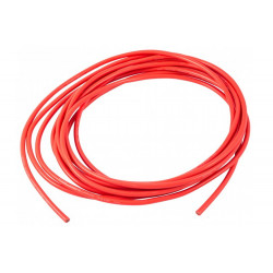 Silicone wire QJ 10 AWG (red), 1 meter