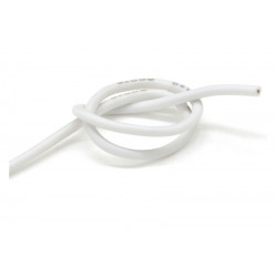 Silicone wire QJ 30 AWG (white), 1 meter