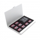 Алюмінієвий кейс для 8 карт пам'яті MicroSD та SD-адаптера