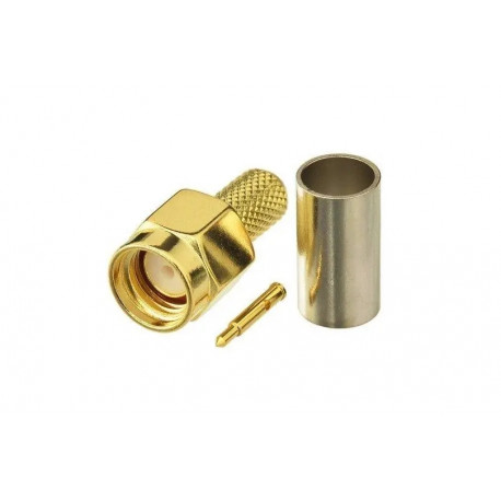 SMA M connector for RG58 cable for radio equipment
