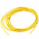 Провод силиконовый QJ 28 AWG (желтый), 1 метр.