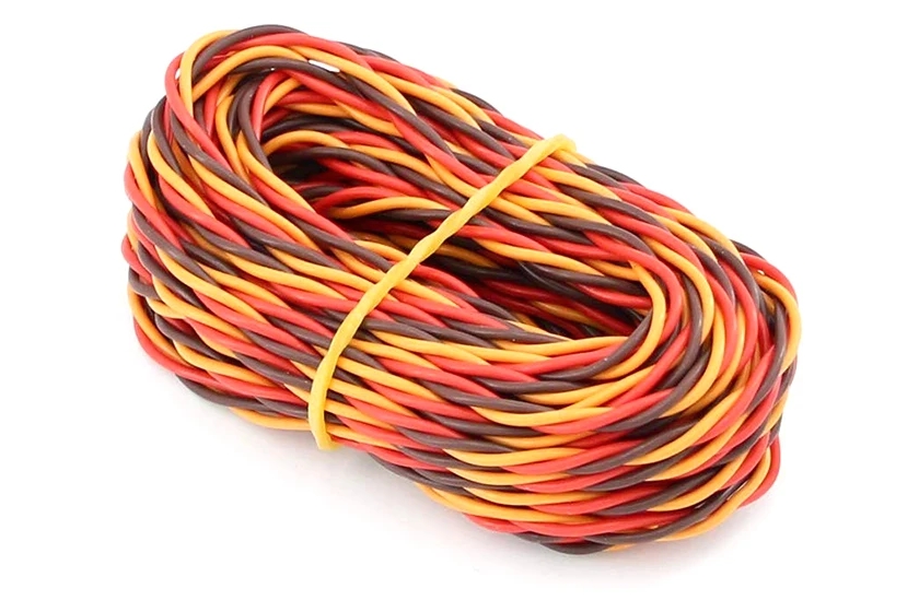 Сервопровод QJ 26 AWG скрученный (JR), 1 метр