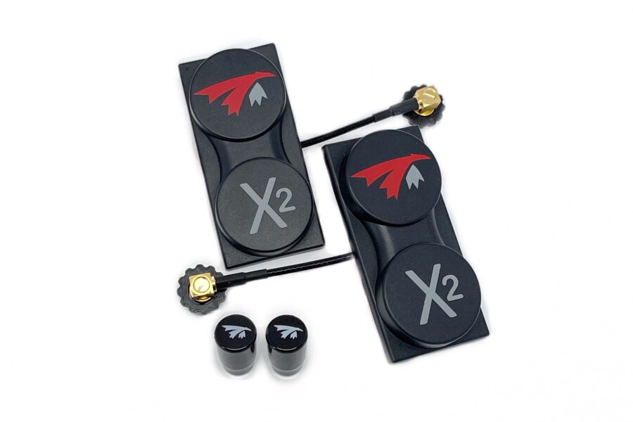 Антенны 5.8ГГц TrueRC X2-AIR 5.8 MK II 2шт+2шт комплект для DJI FPV (LHCP) 13 dBic+ 1.9 dBic