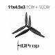 Propellers HQProp MacroQuad 11x4.5x3 reinforced nylon 2pcs (1CW + 1CCW)