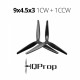 Propellers HQProp MacroQuad 9x4.5x3 армований нейлон 2шт (1CW + 1CCW)