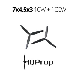 Пропелери HQProp MacroQuad 7x4.5x3 армований нейлон 2шт (1CW + 1CCW)