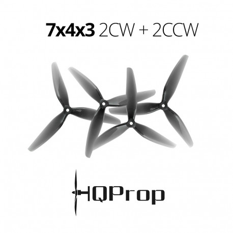 Propellers HQProp 7x4x3 polycarbonate 2CW+2CCW