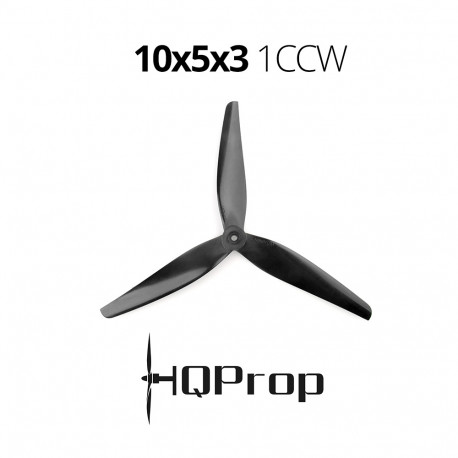 Propeller HQProp MacroQuad 10x5x3 (1шт) reinforced nylon CCW (Black)