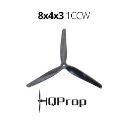 Propeller HQProp MacroQuad 8x4x3 (1шт) reinforced nylon CCW (Black)