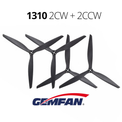 Пропеллеры GemFan 1310-3 нейлон армированный карбоном 4шт 2CW+2CCW