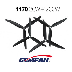 Propellers GemFan 1170-3 reinforced nylon 4pcs 2CW+2CCW