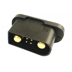 50 pcs - Connector QS9-S Male (black)