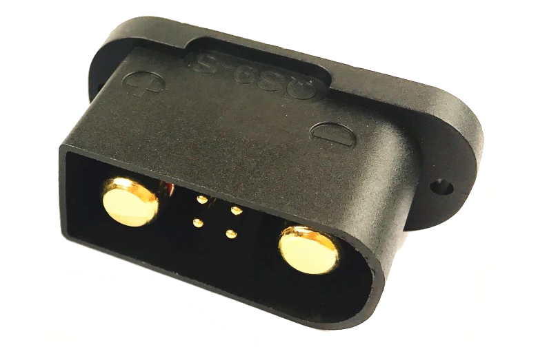 50 pcs - Connector QS9-S Male (black)