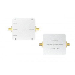 Signal amplifier 2.4G + 5.8GHz ACASOM 1 input - 2 outputs 4W