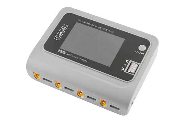 Зарядное устройство ToolKitRC Q4AC 2-4S 100W со встроенным блоком питания