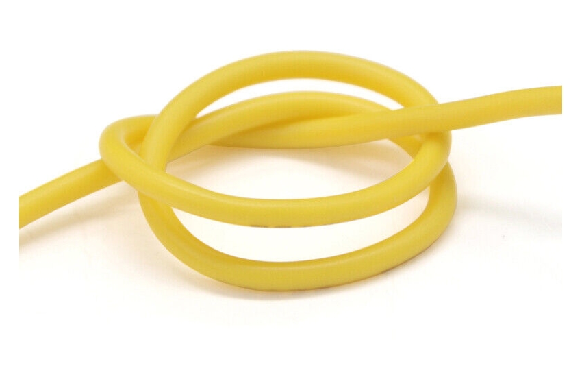 Silicone wire QJ 24 AWG (yellow), 1 meter