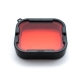 Red underwater filter for GoPro HERO5 Black Supersuit Housing