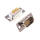 50 pcs - Connectors DB9 2u Gold RS232 COM port Male