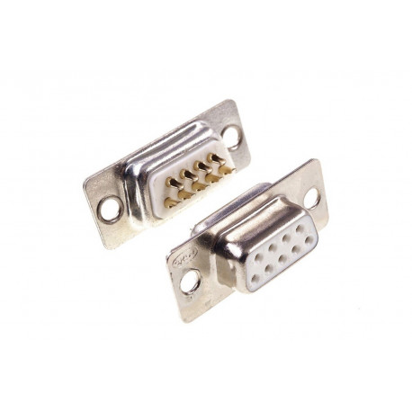 50 pcs - Connectors DB9 2u Gold RS232 COM port Female