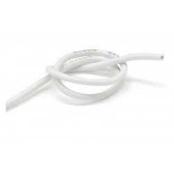 Silicone wire QJ 22 AWG (white), 1 meter