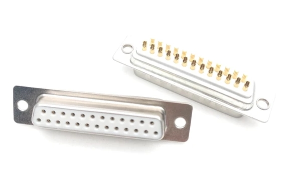 50 pcs - Connectors DB25 2u Gold Female