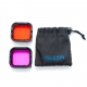 Set of dive filters for GoPro HERO5 Black Supersuit Housing