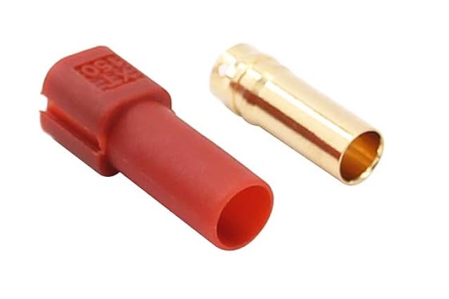 50 pcs - AMASS XT150 Female connectors (red)