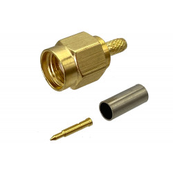 Connector for FPV and radio equipment (SMA M to RG178/RG316 cable)