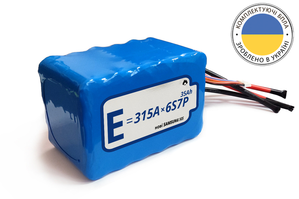 Battery Energy Life Li-Ion 6S7P 21700-50S 10AWG XT90S-F (001)