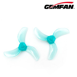 Пропелери Gemfan 1208-3 31мм 1мм 4CW + 4CCW (Блакитні)