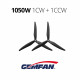 Пропелери GemFan 1050W-3 нейлон армований карбоном 2шт 1CW+1CCW