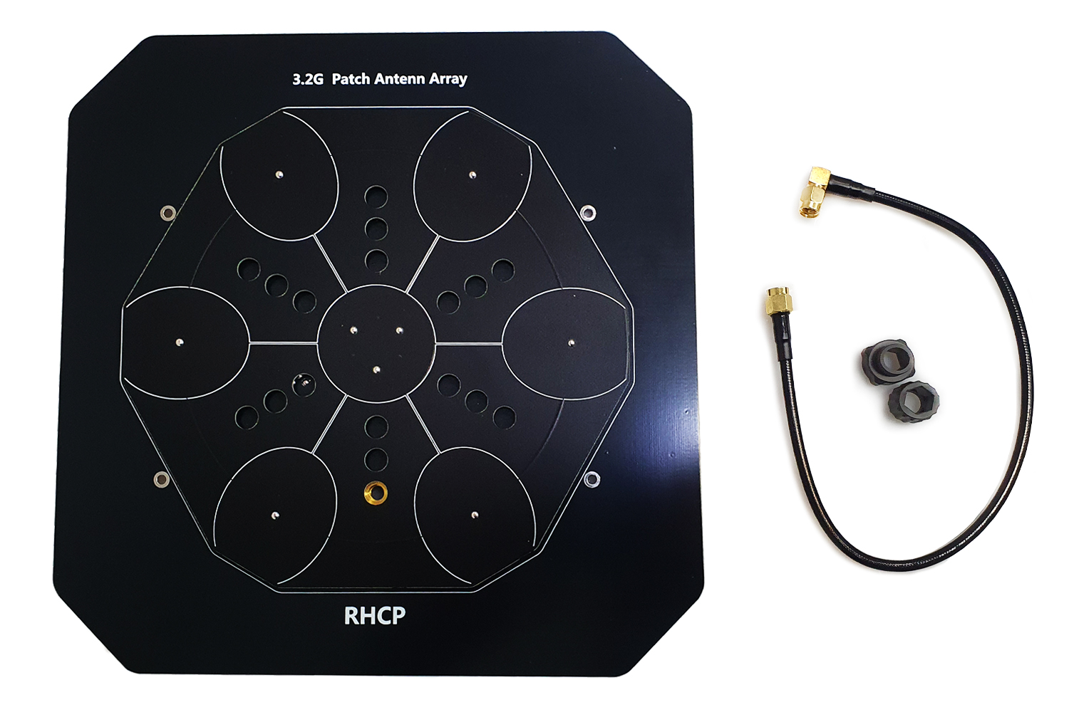 Антенна 3.2GHz Maple патч 15dB SMA RHCP