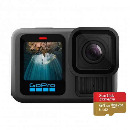 Экшн-камера GoPro HERO13 Black + 64Gb SD card