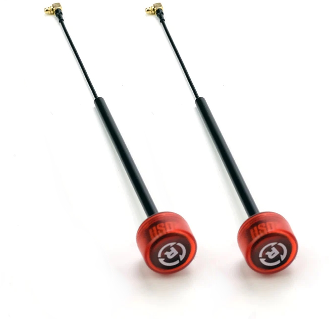 Antennas 2pcs RushFPV Cherry 5.8GHz MMCX Angle (RHCP, 150mm)