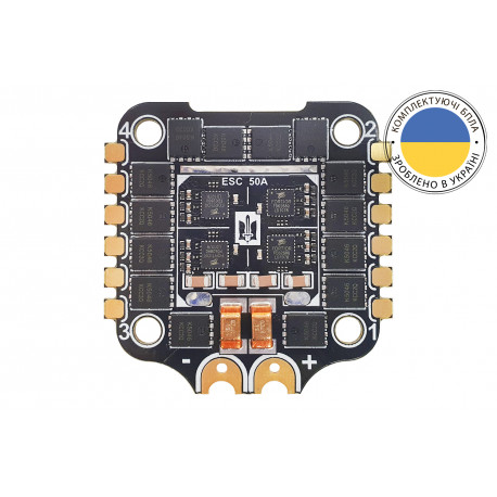 Регулятор 4-в-1 до квадрокоптеру VYRIY 3-6s 4x50A BLHeli_S