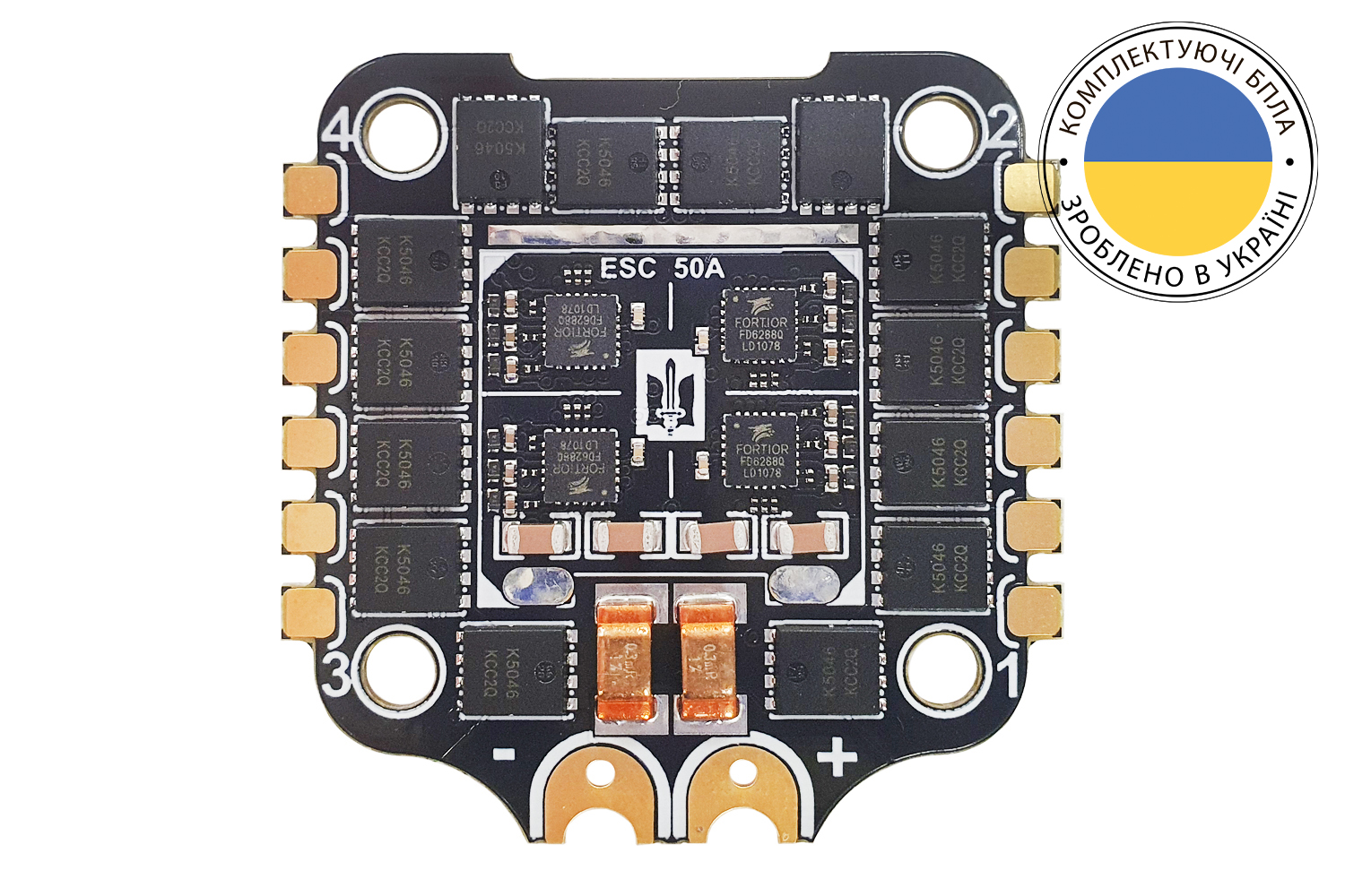VYRIY 4-in-1 ESC for 3-6s 4x50A BLHeli_S quadcopter