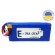 Battery pack 2S4P Energy Life 19600 mAh 21700-50E Li-Ion 12AWG XT60-F (001)