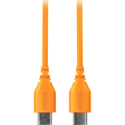 RODE SC22 USB-C to USB-C Cable (Orange, 30 cm)