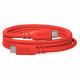 RODE SC27 SuperSpeed USB-C to USB-C Cable (Red, 2m)