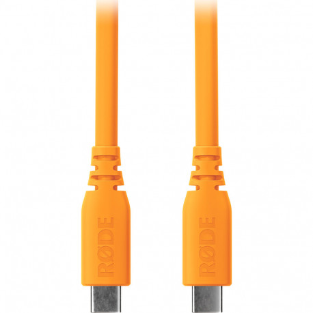 RODE SC27 SuperSpeed USB-C to USB-C Cable (Orange, 2m)