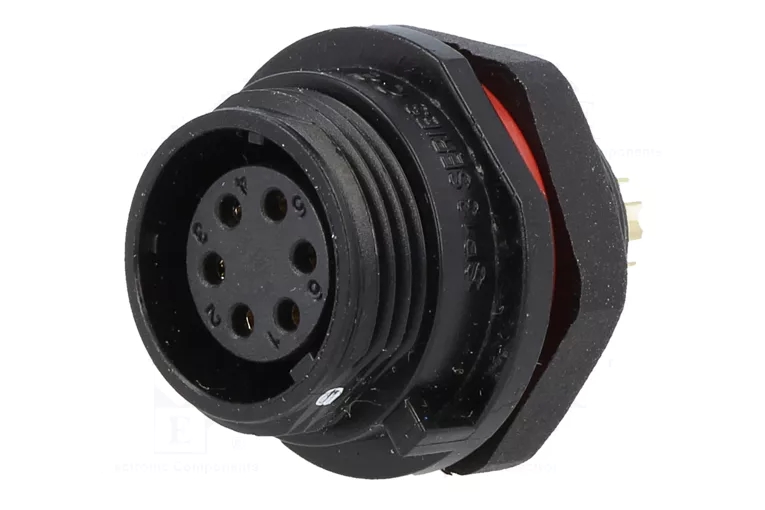 Connector WEIPU SP1312/S6 6-pin female IP68