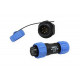 Connectors WEIPU 6pin male SP1310/P6 + female SP1312/S6 IP68 pair