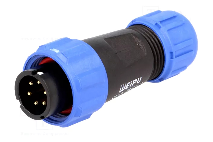 Connector WEIPU SP1310/P6 6-pin male IP68